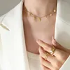 Chaînes Tiowios 2023 Chocker Cool Cou Chaîne Petit Collier Rond Collier Titane Banlieue De Mariage Bijoux Cadeau Pour Les Femmes