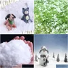 car dvr Christmas Decorations 500G/Package Emation Artificial Snow Powder Magic Instant Holiday Decoration Drop Delivery Home Garden Festive Dhf8Z