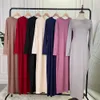 Roupas étnicas chegadas de todos os jogos muçulmanos para mulheres vestido hijab dubai dubai abaya peru kaftan islâmico roupas femme árabe vestido 230224