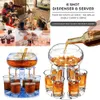 Wine Glasses S Dispenser Liquor 6 Glass And Holder Fill Beer Cups Swim Pool Party Bar drinking game Tools 230225