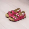 Сандалии Ортолукленд Детские Стук Сандалии Корк Дети мальчики пляжные тапочки для маленьких девочек летние дышащие туфли без скольжения Z0225