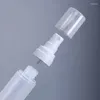 Förvaringsflaskor 10 st/mycket liten tom plastpump Tryck på flaskan Luftlös vakuumbehållare för kosmetisk smink resor flytande påfyllningsbar