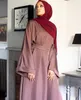 Etnik Giyim Ramazan Abaya Müslüman Hijab Elbise Abayas Kadınlar için Dubai Türkiye İslam Giyim Kaftan Robe Longue Femme Musulmane Vestidos Largos 230224