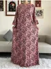 Ubranie etniczne afrykańskie dashiki długie rękaw luz luźne bawełniane talia eleganckie kobiety abaya długie sukienka Summer Maxi swobodne luźne sukienki vestidos 230224