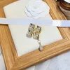 Mode luxe timbre 18 carats Ch broche en or marque Desinger bijoux celtiques femmes amour broches broches Vintage mode Europe amoureux robe de soirée de mariage accessoires cadeaux