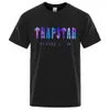 T-shirts hommes T-shirt d'été T-shirt imprimé Trapstar pour hommes T-shirt surdimensionné Tee Summer Harajuku Hommes Vêtements O-Cou Coton Mode 230225