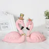 Decorative Figurines Objects & Mini Kawaii Room Decor Flamingo Pink Home Children's Fairy Garden Kids Decoration Christmas Gift1