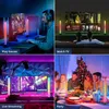 Luci notturne RGBIC Barra luminosa notturna Controllo APP intelligente Sincronizzazione musicale Retroilluminazione per PC TV Sala giochi Camera da letto Lampada notturna da tavolo Illuminazione ambientaleJ230225