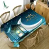 Table Cloth Eid Muslim Festival Decoration Tablecloth Home Kitchen Accessories Restaurant Party Ramadan Rectangular Dining