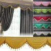 Gardin 1 meter bröllopsbakgrund Swag Ice Silk Fabric Drapery Design för bordskjolar Party Bankettdekoration