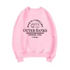 Womens Hoodies Sweatshirts Outer Banks North Carolina Sweatshirt Pogue Life Paradise on Earth Hoodie OBX Crewneck Women Top 230224