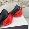 Elbise ayakkabıları klasik tek renkli ayak parmağı kadın deri yüksek topuklu ayakkabılar balon topuk tasarım roman moda 2023 230225