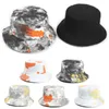 HBP American Wide European Brim Hats New Style Tie-dye Double face pêcheur extérieur de la Sun Sun Men Femmes Couleur Modèle Bélleur P230327