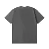 T-shirt de créateur Kanyes Wests 2023 Printemps et été Nouvel astronaute à manches courtes imprimé col rond T-shirt créatif gris foncé