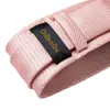 Nekbladen nieuwe 100 zijden mannen stropdas set roze zakelijke bruiloft tie zakdoek manchetknopen ringen set 8 cm mannen stropdas nekkleding dibangu j230225