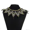 Choker afrikanska hartspärlor halsband för kvinnor bohemisk etnisk krage halsband collier femme tribal party smycken gåva