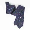 Coules de cou Microfibre Jacquard Game Tetris Blocs Necktie Tetriminoes Tie Men Game Game Thème J230225