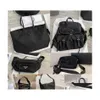 カーDVRショルダーバッグファッションShoderBagsFashion ShoderBagswomen Nylon Triangle P Black Shoder Crossbody Bag大容量ジッパーバックパックS DHZWL