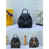 Auto DVR Rucksack Stil Montis Bb Mini Designer Taschen Männer Frauen Leder Rucksäcke Monogramme Blumen Brief Muster Geprägte Rucksack Geldbörse M45 Dhv4N