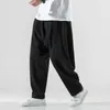 Pantaloni da uomo Cintura elastica da uomo Pantaloni Harem casual Pantaloni sportivi larghi Pantaloni da jogging stile Harajuku da uomo Pantaloni hip-hop tinta unita moda Z0225