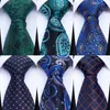 Ties cravatte marroni vintage per uomini 8 cm classica cravatta per collo paisley jacquard abiti di moda accessori man per matrimoni cravatte cravat J230225