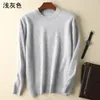 T-shirt da uomo Maglione di cashmere visone puro al 100% pullover con o-collo lavorato a maglia maglione di visone di grandi dimensioni Top invernali Maglioni di fascia alta a maniche lunghe 230225