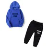 Men's Tracksuits Children Hoodies Pants Customized Printing Sweatshirt 2 Piece Set Kid's Name Diy Casual Sport Suit Autumn Spring Z0224