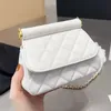 CC Torba inne torby designerskie pikowane sprzęgło z łańcuchową torbą na ramię France luksusowa marka c patent skórzane pikowanie mini kobiety torebki crossbody lady cross bo bo bo