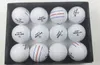 Piłki golfowe 12 sztuk 3 kolorowe linie celuj bardzo duża odległość 3-częściowa piłka do profesjonalnej konkurencji gra marka 230225