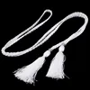 Belts Women Girls Folk-Custom Tassel Braided Belt Decorated Waist Chain For Ladies Dress Pasek DamskiBelts