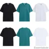 Lanvins 2023 T-Shirts Herren Frauen Designer Kurzärmele Mode Sommer Frühling lässige Baumwolltes Italien Style Tops Schwarzweißgrün Sehx