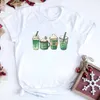 Dames t -shirt koffie St Patricks Day Cute Patty's Lucky Latte Green Irish Shamrock Clover unisex grafische tees 230225