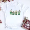 TShirt femme café St Patricks Day mignon Patty's Lucky Latte vert irlandais shamrock trèfle unisexe t-shirts graphiques 230225