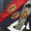Camisetas para hombre Suéter para hombre Estilo universitario Parche Contraste de color y suéter de cuello redondo engrosado Moda masculina Suéter de lana gruesa Prendas de punto 230225