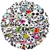 50pcs desenho animado panda adesiva fofa est￩tica de animais de bambu fofa para crian￧as brinquedos diy bagagem l￡pis capa de capa de ￡gua laptop guitarra decalques