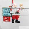 カーDVRクリスマスデコレーションガス2022サンタクロースツリーデコレーション樹脂ガソリンサインルーム装飾装飾装飾