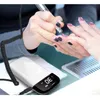 Nail Drill & Accessories 30000RPM Machine Portable Rechargeable Electric Manicure For E-File With Power Display Home Salon