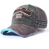 H￶gkvalitativ ostrukturerad baseballm￶ssor Anpassade broderi Logotyp Ejressad Cap 6 Panel Baseball Cap WXY348