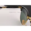 whole top quality plank acetate Frame Folding sunglass Compact Pocket club Sunglasses 51mm uv400 glass lens gafas for men wome5991129