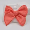 Saç Aksesuarları El Bağlı Keten Bebek Kız Bow Clips Prenses Pigtail Saçkoplar Toddler Barrette Schoolbirl aksesuar