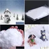 car dvr Christmas Decorations 500G/Package Emation Artificial Snow Powder Magic Instant Holiday Decoration Drop Delivery Home Garden Festive Dhf8Z