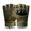 Sports Gloves Tactical Military Half Finger Men Hard Knuckle Outdoor Hiking Paintball Hunting Army Combat Fingerless