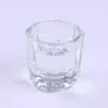 Чашки блюдки Crystal Nail Art Aclrylic Liquid Container для акрилового стеклянного инструмента