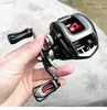 Baitcasting Reels Metal Fishing Reel 10 Kg Max Drag 12 1BB 6:3:1 High Speed Low Profile Pesca Wire Cup Drip Wheel