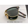 whole top quality plank acetate Frame Folding sunglass Compact Pocket club Sunglasses 51mm uv400 glass lens gafas for men wome5216512