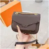 auto dvr Cross Body 2022 Marchio di lusso Classica Retro Grillo Colore a contrasto Shoder Borse a tracolla Borsa Cartella Borsa Ragazza Moda Trend B Dhfmt