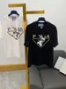 2022 Estate Francia Designer di marca T-shirt da uomo Casual Uomo T-shirt da donna con lettere due G Stampa maniche corte Top Sell Luxury Men Abbigliamento Hip Hop