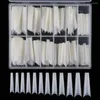 Faux ongles 240pcs conseils d'ongles acryliques presse sur couverture complète couverture fausse extension