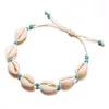 Anklets Seaside Beach Rsort Syle Handmade Bedge Small Niche Design Shell Simple Fashion Versatile Ladies 만 직조 아름다운 발목