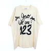 Męskie koszule Owwony Vintage RRR123 Koszulka Mężczyźni Kobiety 1: 1 Wysokiej jakości koszulka moda swobodne graffiti topy graffiti